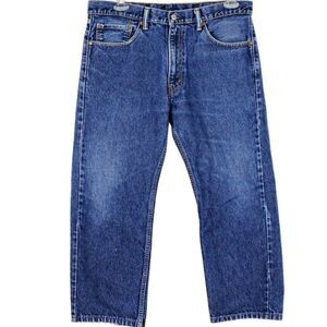 Jeans Levi’s 505 Straight Leg  Regular Fit Through Thigh Blue Men's Size 36 X 26